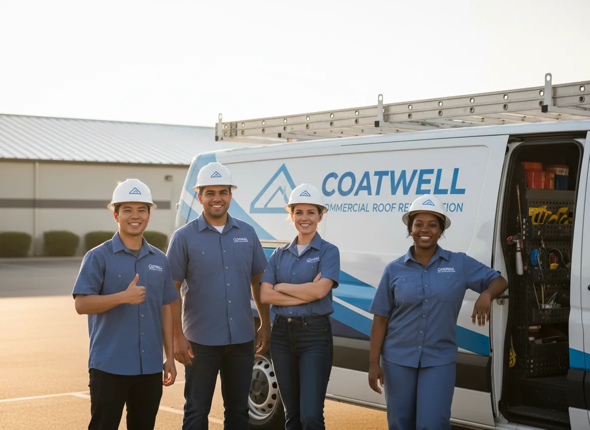 Commercial roof coating company in Wolflake, IN
